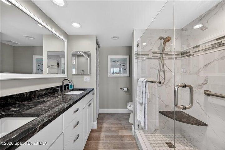 primary updated bathroom