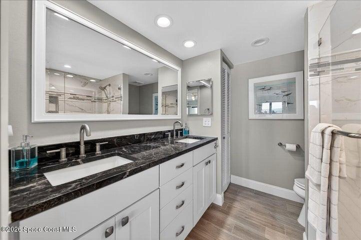 primary updated bathroom