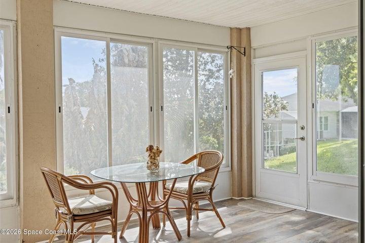 Enclosed Back Porch