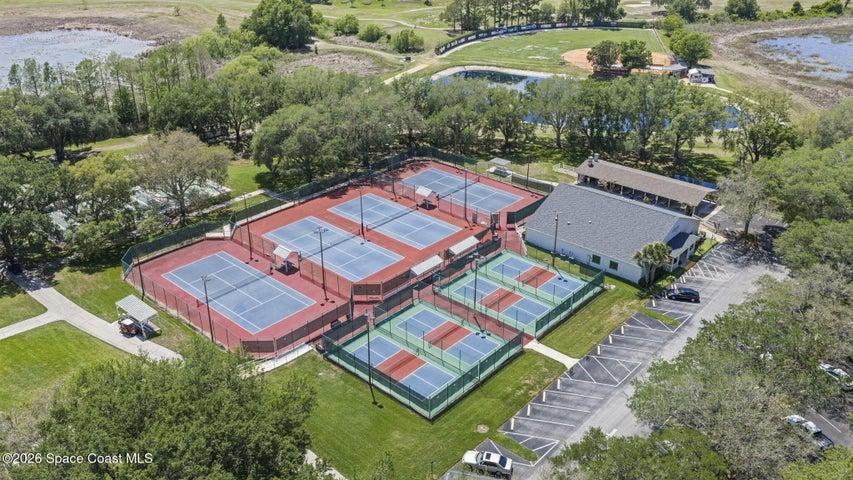 12 Pickleball and 8 Tennis Courts