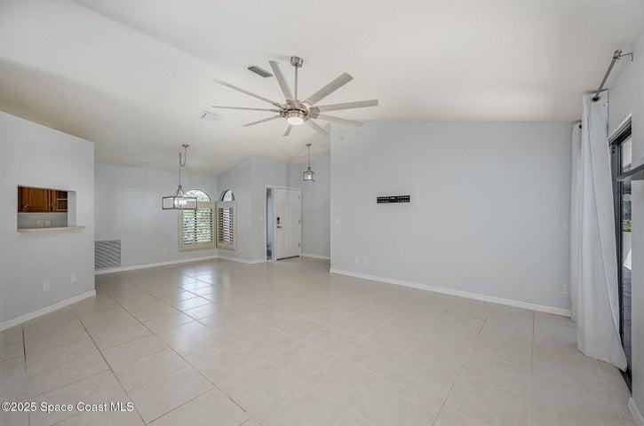 Looking back at front door