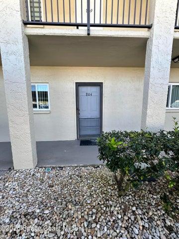 Front door to unit