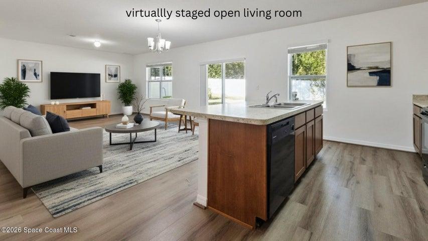 Living Room - Virtually Staged