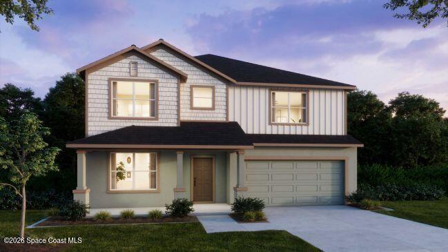 Artist Rendering at Dusk