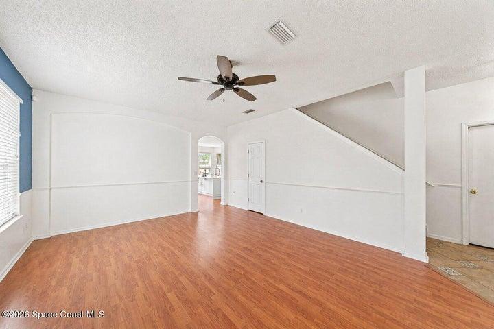 Living room, front entry room.