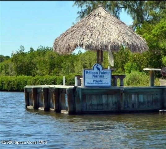 PELICAN POINTE Marina entrance from the Intracoastal channel.