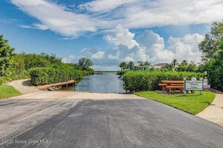 Private Community Boat Ramp, leads out to Intracoastal Waterway aka the Indian River and just minutes to the Sebastian Inlet & Atlantic Ocean access.