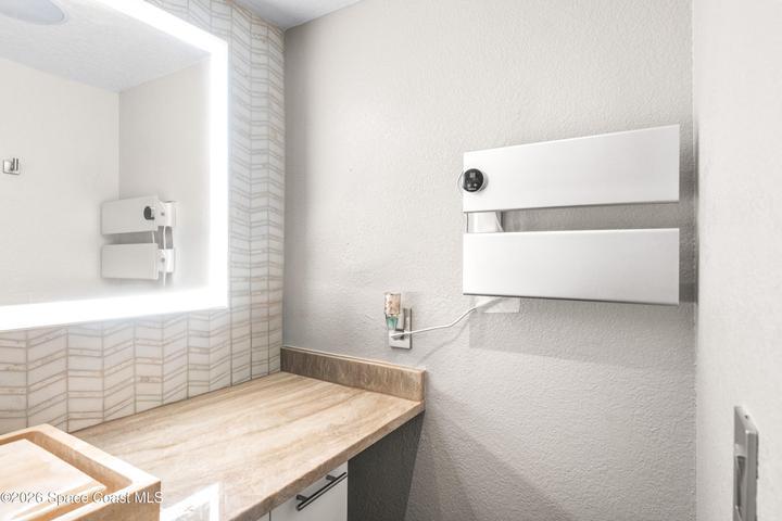upgraded towel warmer!