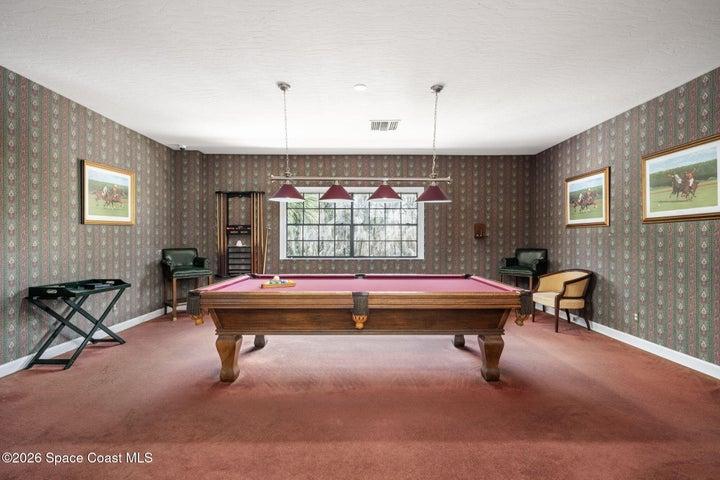 Community billiards room