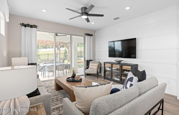 Model Home Design Only. Pictures and furnishings are for illustrative purposes only. Elevations, colors and options may vary. Furniture is for model home staging only.