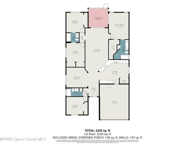Double Split Floor Plan