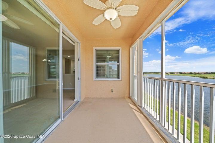 Private Screened Balcony View 2
