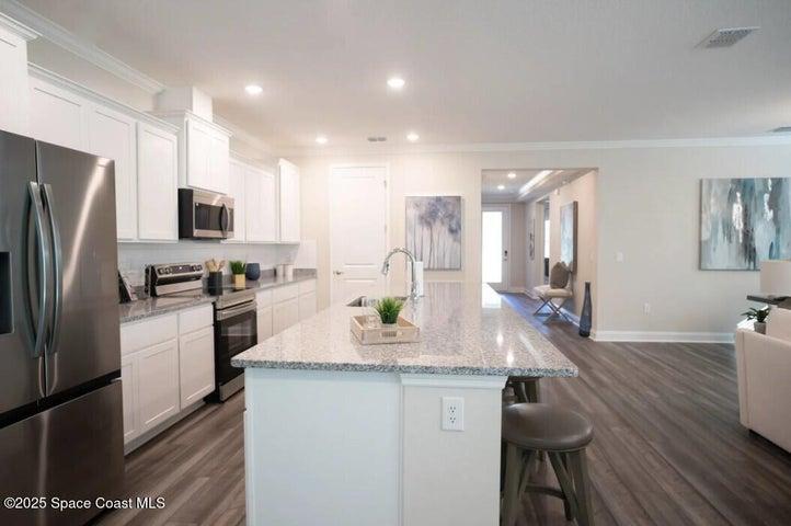 Model home - actual features may vary.