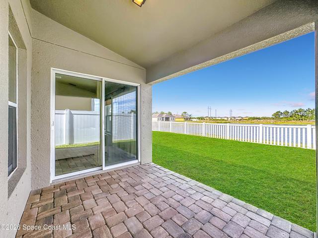 Exterior Patio with water view