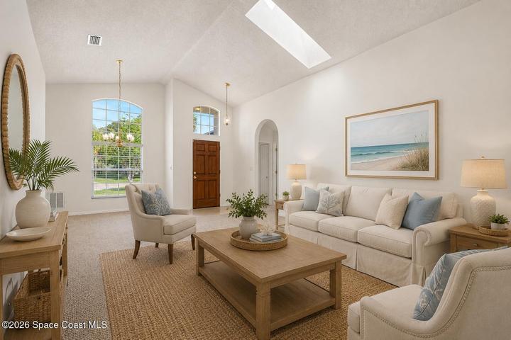 Virtually Staged sitting room