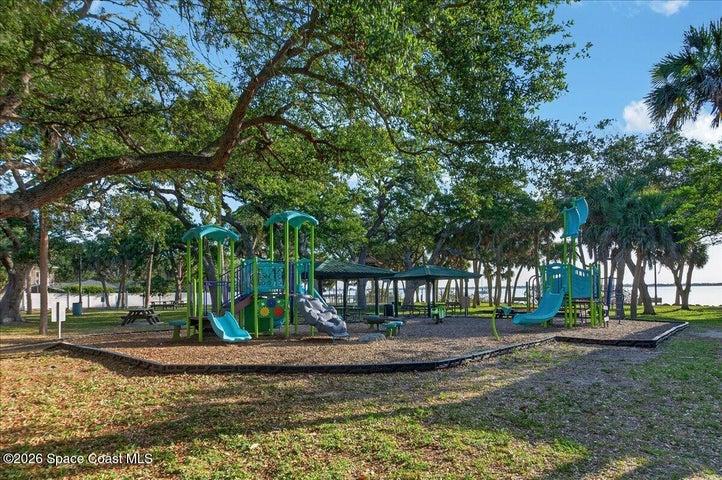 Downtown EGAD park by the river nearby