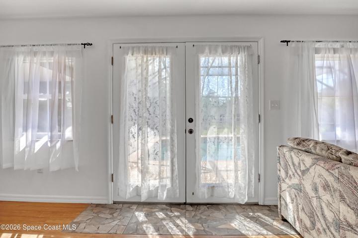 Lots of natural light.