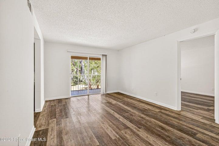 Living room slider to balcony