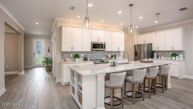 Model home - actual features may vary.