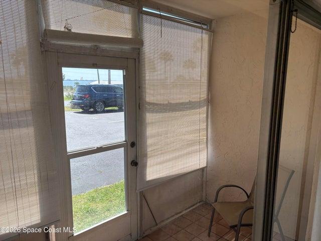 Glass enclosed porch