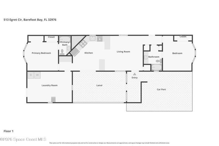 513 S Egret Circle, Barefoot Bay, FL, 32976 photo 22
