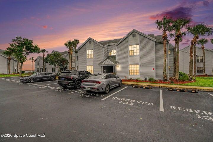 Front of Condo at Sunset