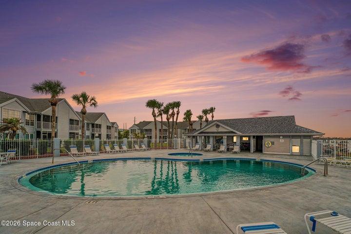 Pool at Sunset
