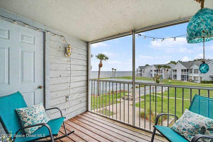 Screened Porch with River View