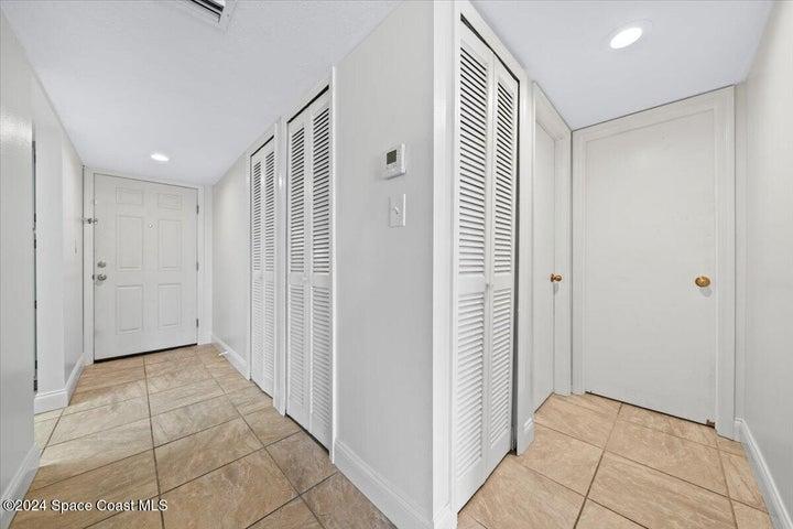 View of Entry and Secondary Bath and Bedroom