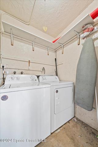 In Unit Laundry off Balcony