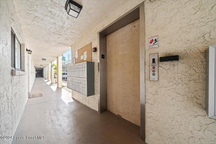 Unit is directly left of the elevator