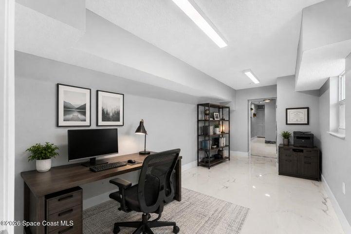 Staged as office