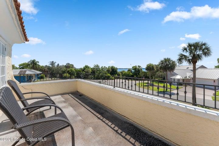 Private Primary Balcony With Water View