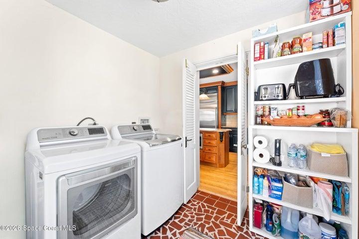 Main House Laundry Off Kitchen