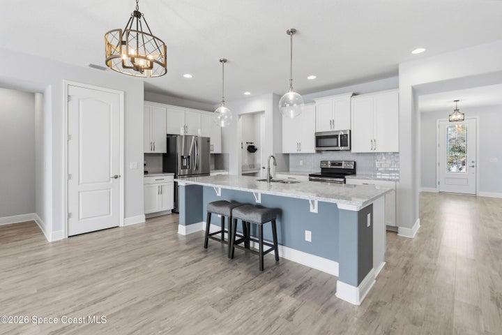 Gorgeous, upgraded kitchen with room for a dinette table