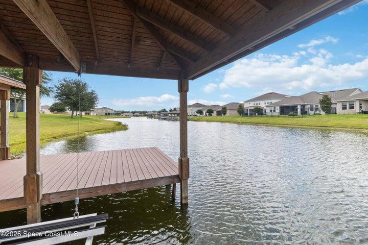 View of the canal that leads to Alligator Lake