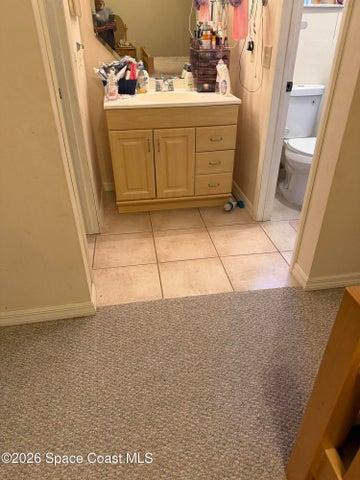 Primary bath vanity