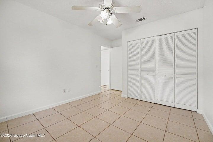 Ceiling Fan in Bedroom