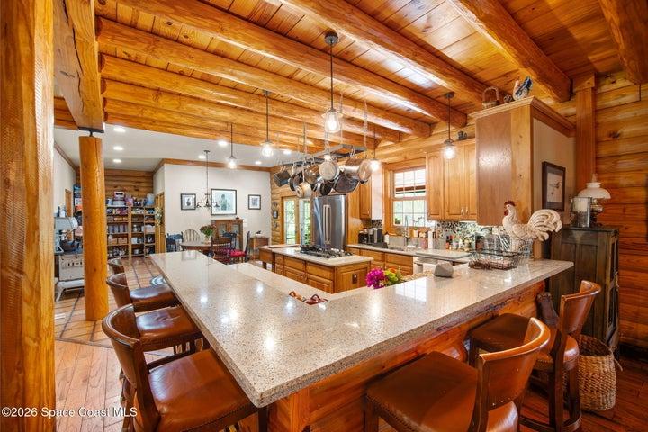 kitchen countertop bar