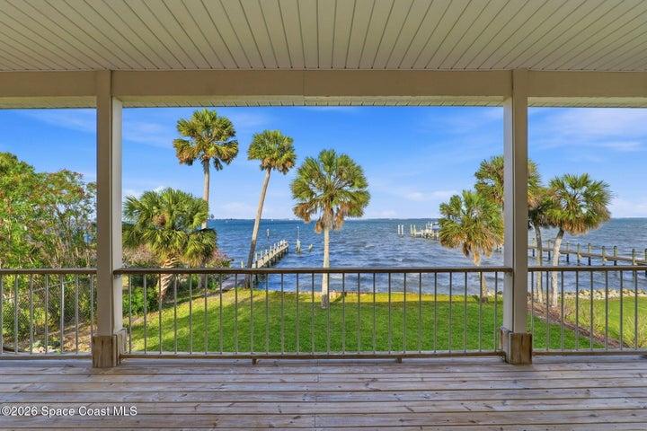 Deck off of main level