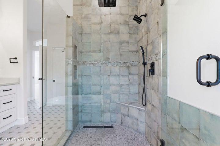 Spa inspired Master Shower Ensuite