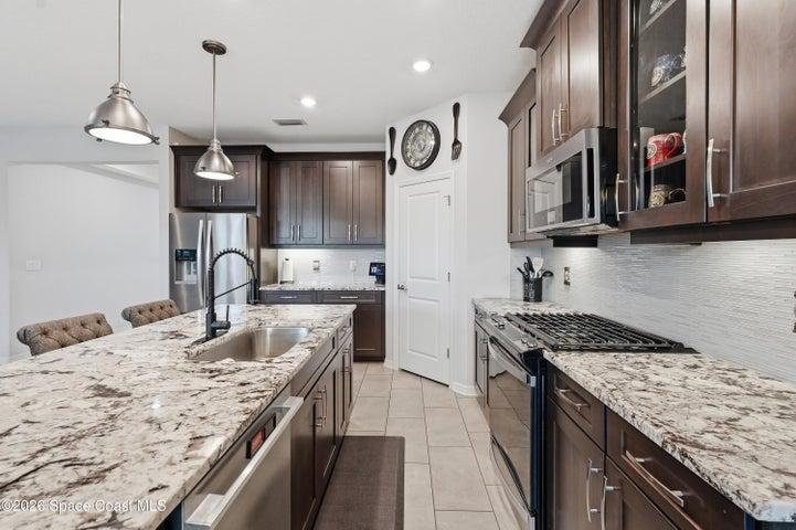 Spacious prep areas ideal for meal preparation