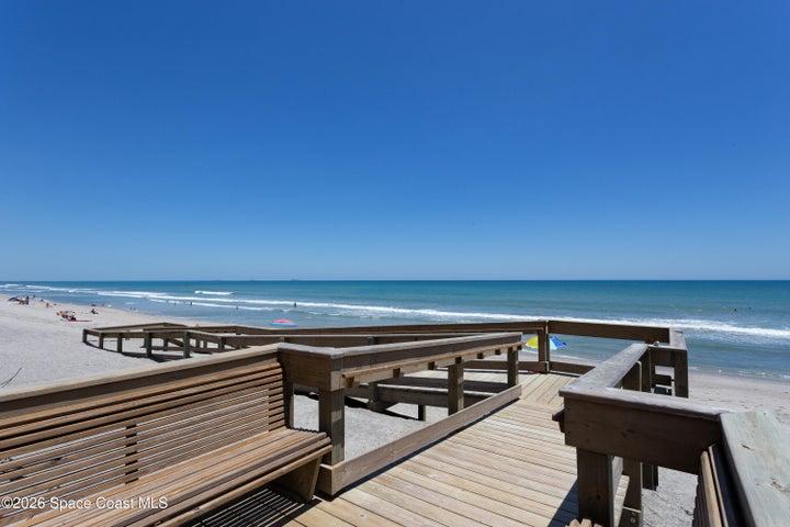 Boardwalk and beach access.