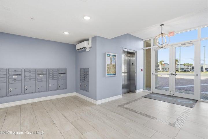 Beautiful secure lobby.
