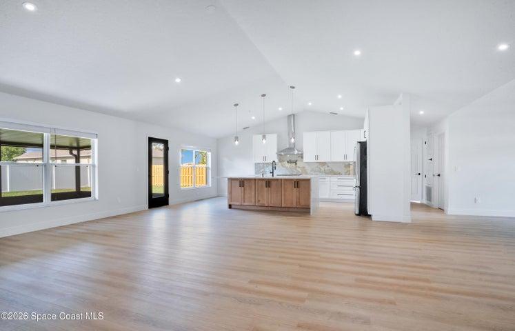 Main Living Room & Kitchen