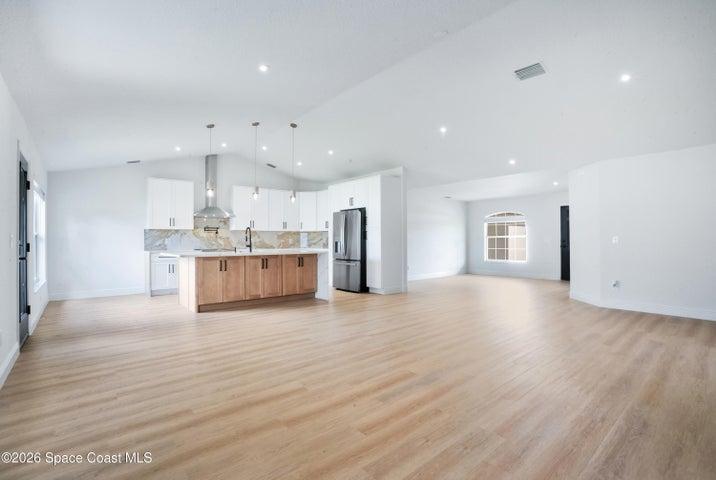 Main Living Room & Kitchen