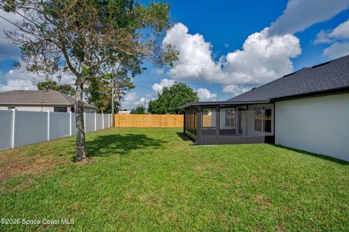 Fully Fenced Backyard