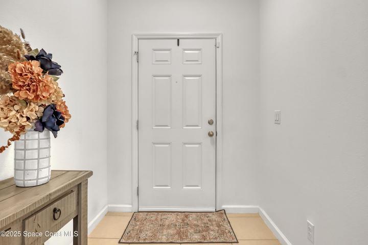 Front entry interior