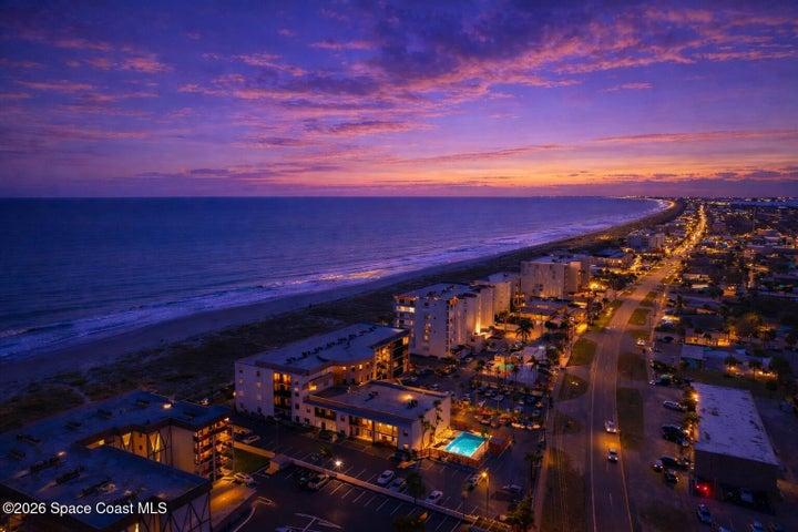 Aerial View South Twilight