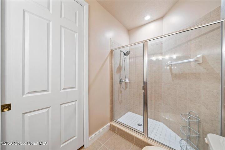 Ensuite bath #4 includes full shower